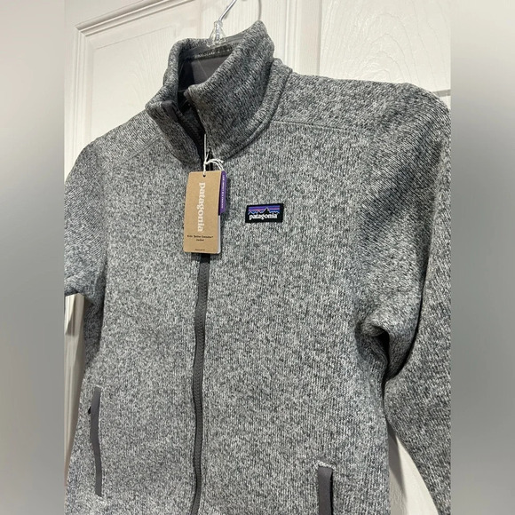 Patagonia Boys' Small Size 7 8 Better Sweater Jacket Stonewash Grey NWT - Picture 2 of 12